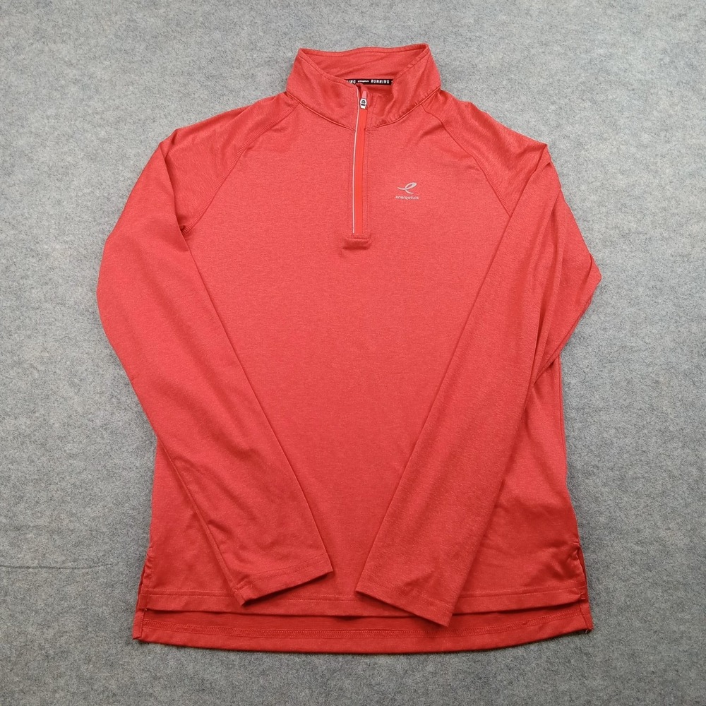 Energetics‎ Pullover Mens Small DRYPLUS Running Quarter Zip Shirt Athletic Base
